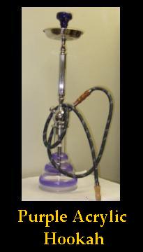 Purple Acrylic Hookah